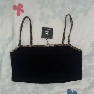 Garage Black Leopard Cami